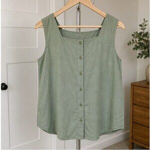 Sage Tie Neck Blouse